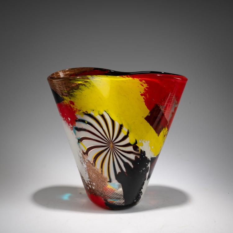 Hauptbild zu Objekt, Vase 'Oriente', 1952, Dino Martens, Toso, Aureliano, Murano, 183B 740
