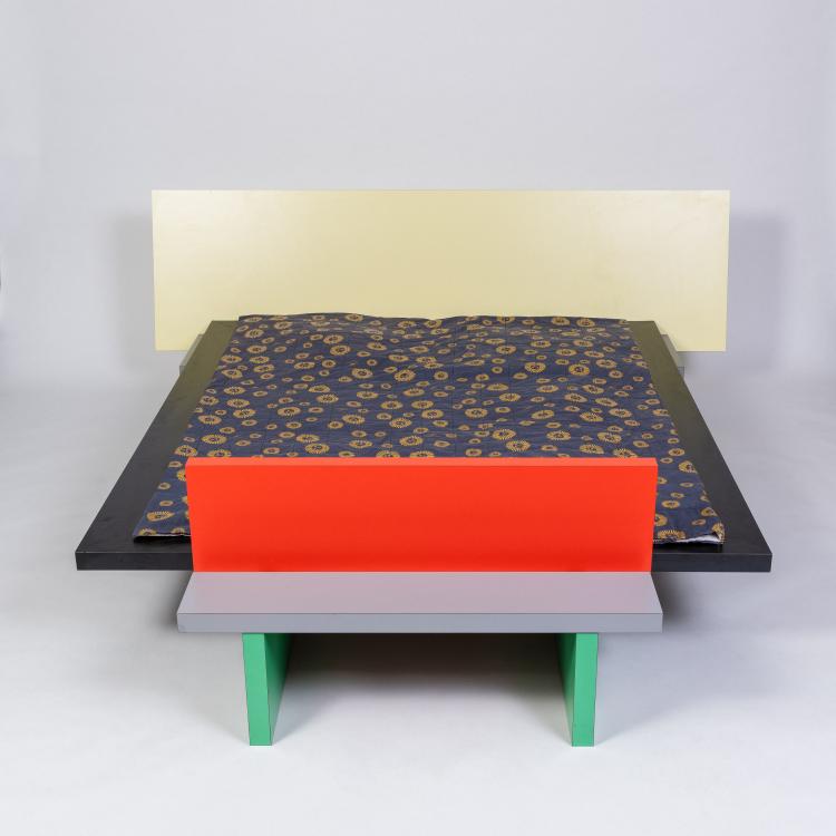 Bild 1 zu Objekt, Bett 'Horizon', 1984 (Entwurf), Michele De Lucchi, Memphis, Mailand / Milan, 183A 574