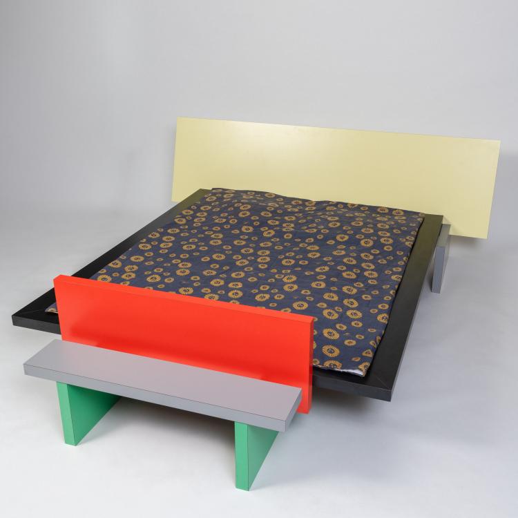 Bild 2 zu Objekt, Bett 'Horizon', 1984 (Entwurf), Michele De Lucchi, Memphis, Mailand / Milan, 183A 574