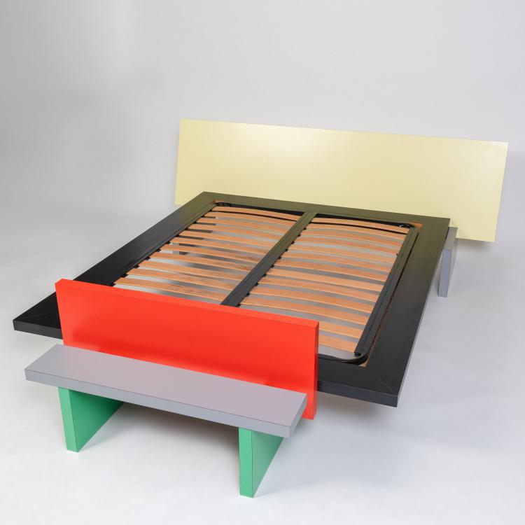 Bild 3 zu Objekt, Bett 'Horizon', 1984 (Entwurf), Michele De Lucchi, Memphis, Mailand / Milan, 183A 574