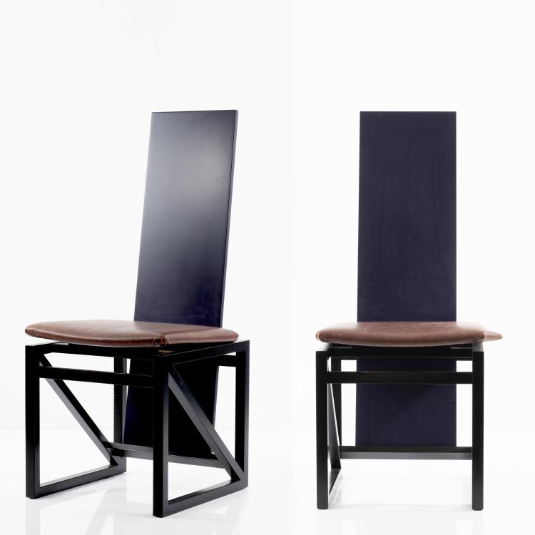 Bild 1 zu Objekt, Zwei St&uuml;hle 'Edo 2', um 1982, Kisho Kurokawa, PPM, Tokio, 183A 566