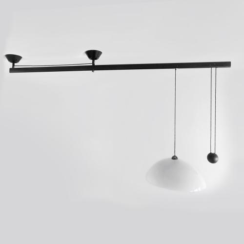 Deckenleuchte mit schwenkbarem Ausleger 'Impiccato', 1970