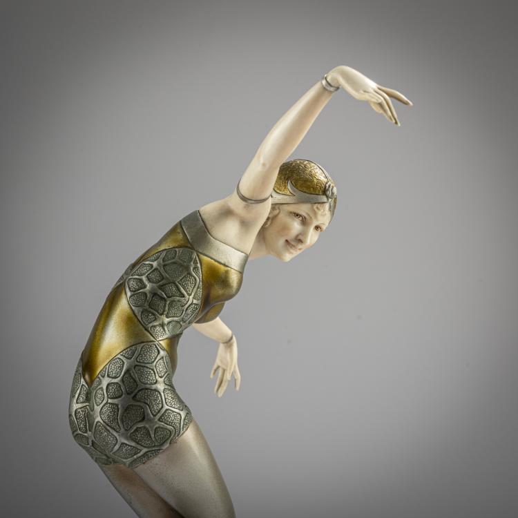 Bild 3 zu Objekt, Ivory figurine 'Cabaret Girl', c. 1925, Ferdinand Preiss, Preiss & Kassler, 