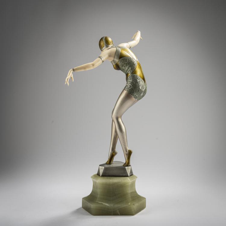 Bild 4 zu Objekt, Ivory figurine 'Cabaret Girl', c. 1925, Ferdinand Preiss, Preiss & Kassler, 
