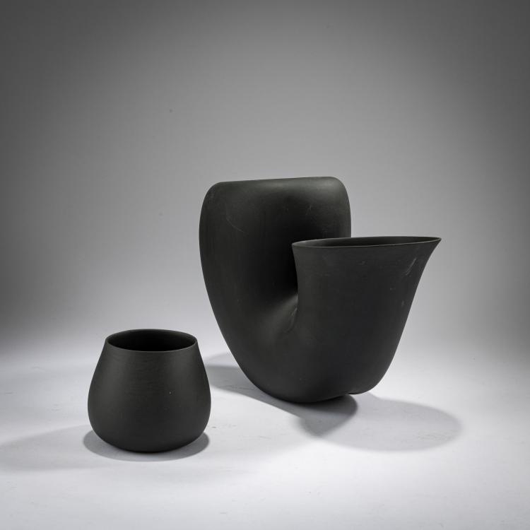 Hauptbild zu Objekt, Karaffe und Becher 'Jug+cup', 2011, Aldo Bakker, Ottink, Frans, Studio ZAND, Amersfoort; Particles Gallery, Breukelen; Perimeter Art and Design, Paris, 183A 93