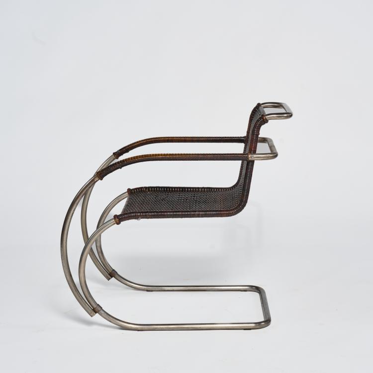 Hauptbild zu Objekt, 'MR 20' cantilever chair, 1927, Ludwig Mies van der Rohe, M&uuml;ller, Joseph, Berlin; Bamberg Metallwerkst&auml;tten, Berlin, 