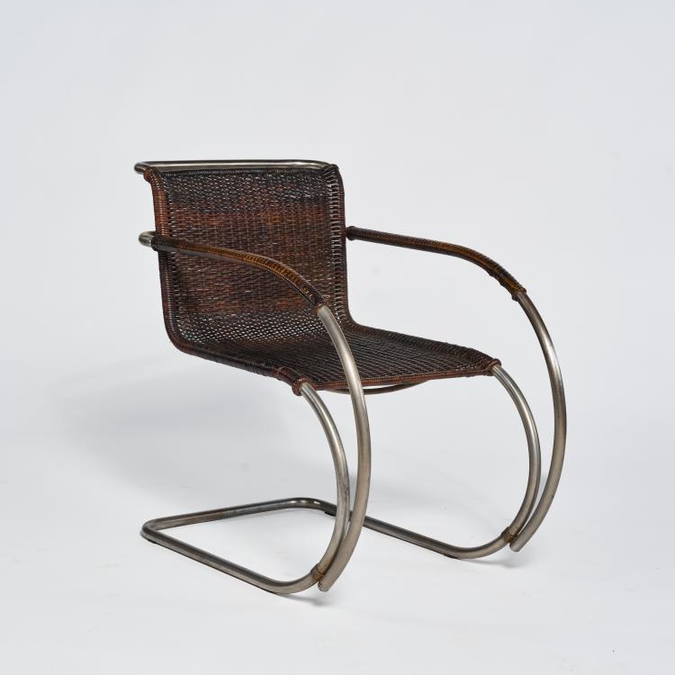 Bild 3 zu Objekt, 'MR 20' cantilever chair, 1927, Ludwig Mies van der Rohe, M&uuml;ller, Joseph, Berlin; Bamberg Metallwerkst&auml;tten, Berlin, 