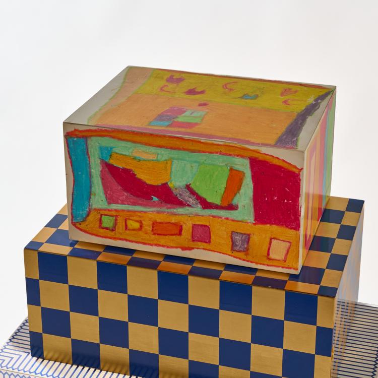 Bild 2 zu Objekt, Schubladenschrank 'Nigritella Nigra' aus der 'Museum Market'-Serie, 1993 (Entwurf), Alessandro Mendini, Design Gallery Milano, Mailand / Milan, 