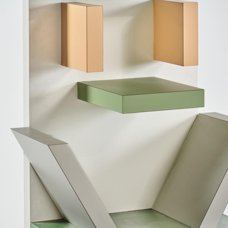 Bild 3 zu Objekt, Regal 'Factotum', 1980 (Entwurf), Ettore Sottsass, Belux oder Kumewa, Wohlen f&uuml;r Alchimia, Mailand / Milan, 