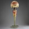 Tall 'Pâte grise' 'Géranium'table light, c. 1910–15