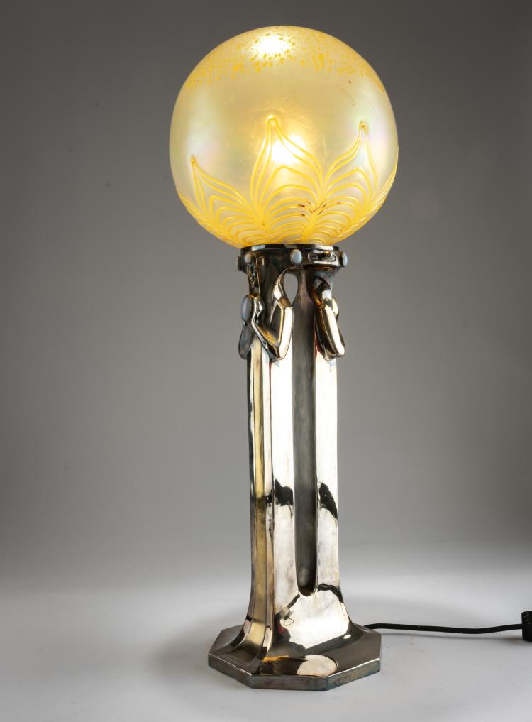 Bild 1 zu Objekt, 'Ph&auml;nomen' table light, 1901, L&ouml;tz Wwe. / Loetz; Hacker, Moritz, 