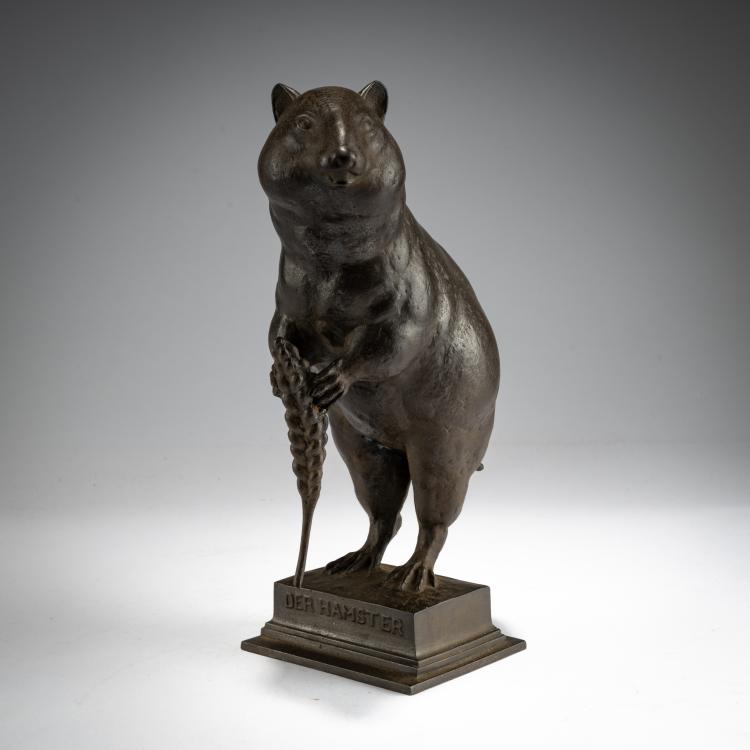 Bild 1 zu Objekt, Eisenfigur 'Der Hamster', 1917, August Gaul, Gladenbeck, 