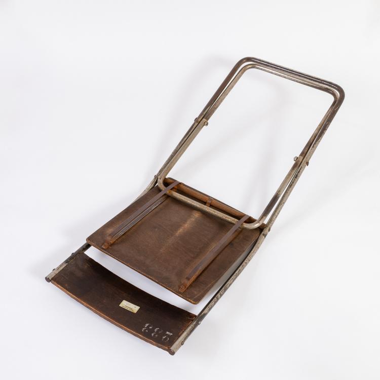 Bild 2 zu Objekt, Folding chair 'Volkshaus Probstzella', 1927/28, Alfred Arndt, Schlosserei Itting, Propstzella, 