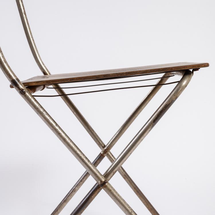 Bild 3 zu Objekt, Folding chair 'Volkshaus Probstzella', 1927/28, Alfred Arndt, Schlosserei Itting, Propstzella, 