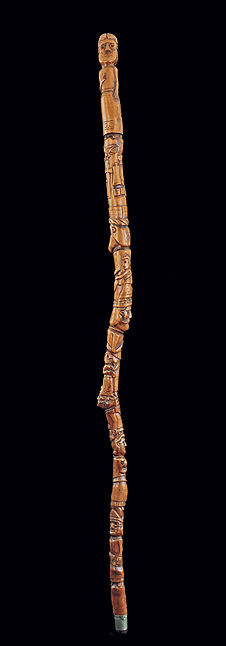 Bild 1 zu Objekt, Missionary's walking stick, Lateinamerika (wohl), 120 835