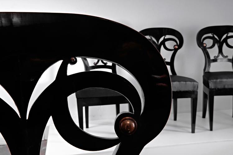 Bild 4 zu Objekt, Vier St&uuml;hle, 1825-30, Norditalien, 122A 1