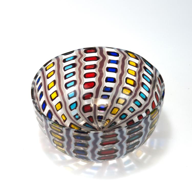 Bild 1 zu Objekt, 'Diamantati' bowl, 1968, Ercole Barovier, Barovier & Toso, Murano, 122B 112