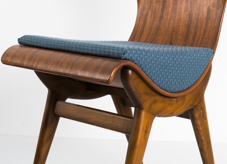 Bild 1 zu Objekt, Four chairs and a table, c1950s, Franco Campo, Home, Turin (zugeschrieben), 122A 28