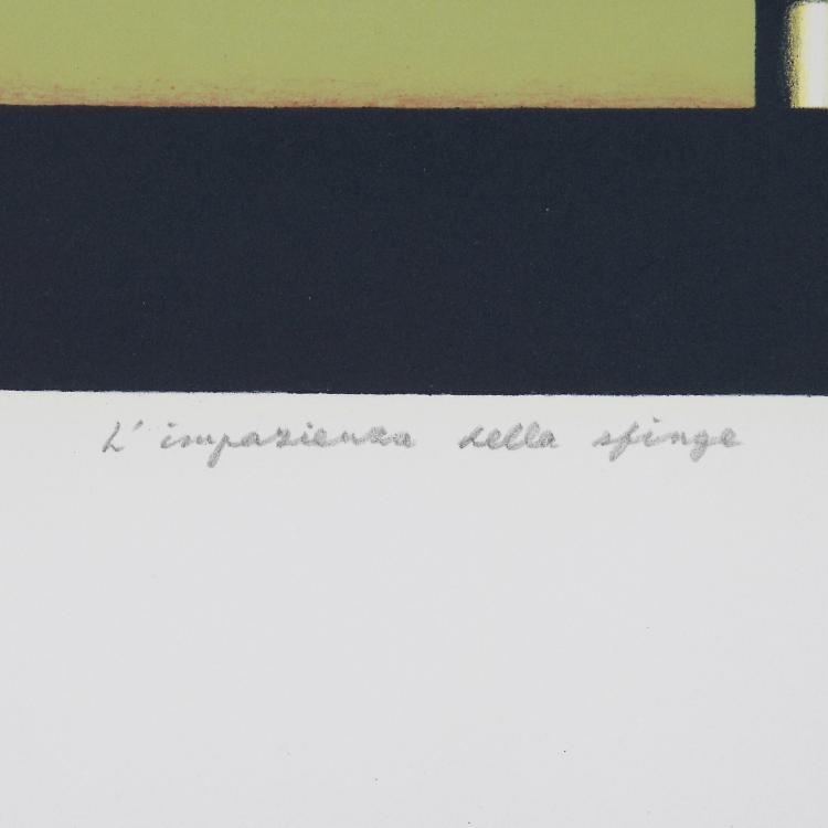 Bild 2 zu Objekt, 'L'impazienza della spinghe', 2002, Konrad Klapheck, 124B 130