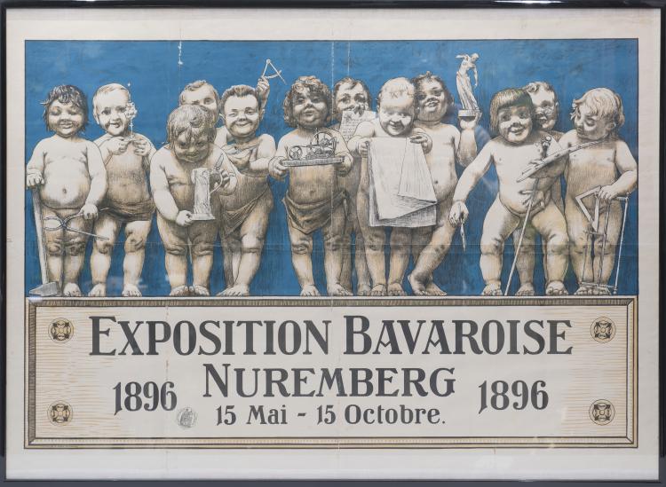 Hauptbild zu Objekt, 'Exposition Bavaroise' poster, 1896, Richard Riemerschmid, 123 879