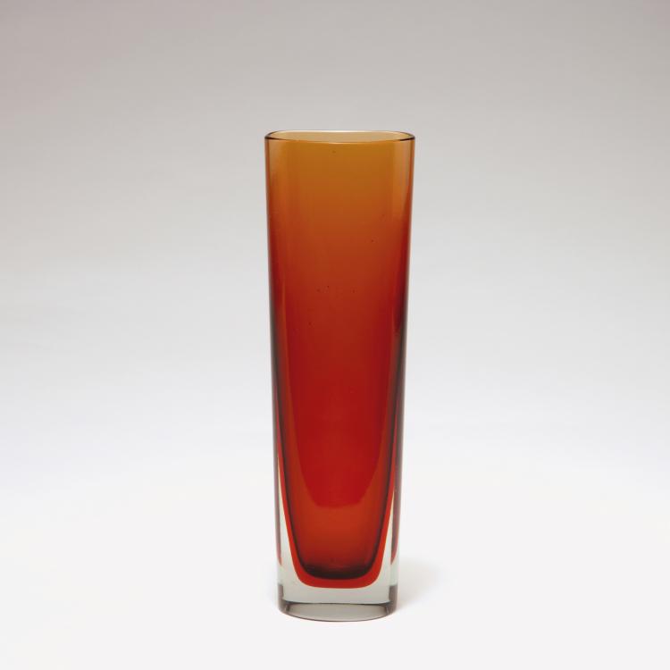 Hauptbild zu Objekt, 'Sommerso' vase, 1960, Flavio Poli, Seguso Vetri d'Arte, Murano, 122B 134