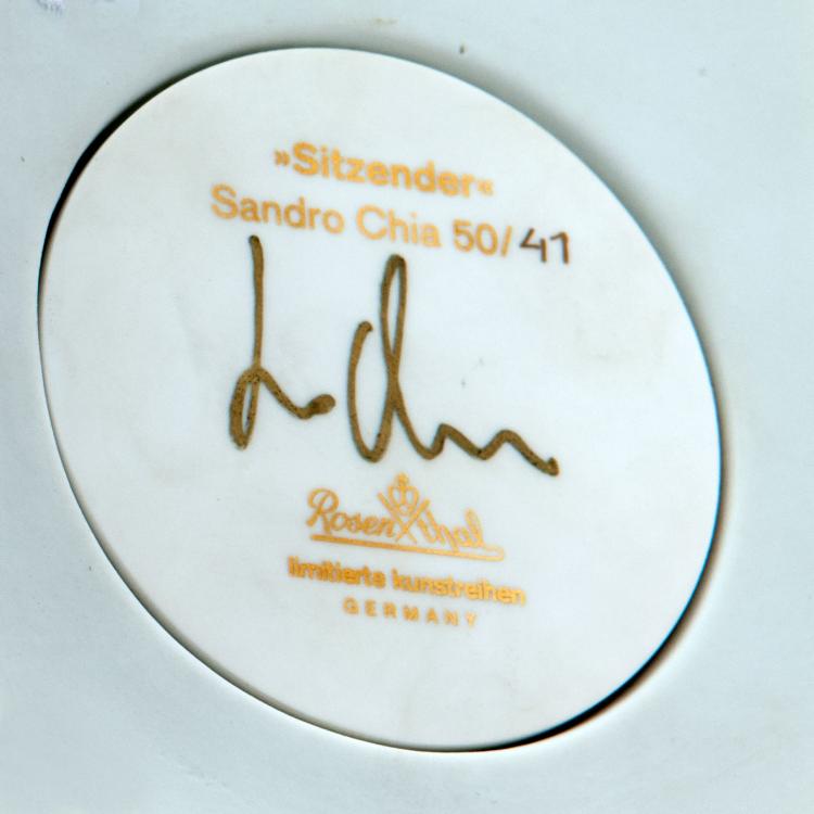 Bild 3 zu Objekt, 'Seated figure', 1991, Sandro Chia, Rosenthal, Selb, 122A 228