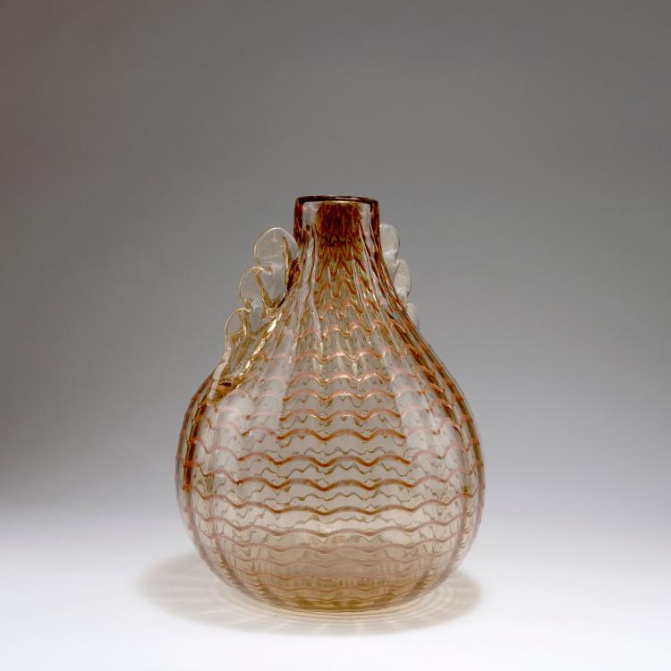 Bild 1 zu Objekt, 'Avventurina' vase, c1936, Ercole Barovier, Ferro Toso Barovier, Murano, 122B 100
