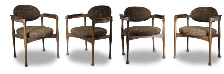 Hauptbild zu Objekt, Four armchairs, c1960, Fratelli, Mailand Radice, Radice, Fratelli, Mailand, 122A 141