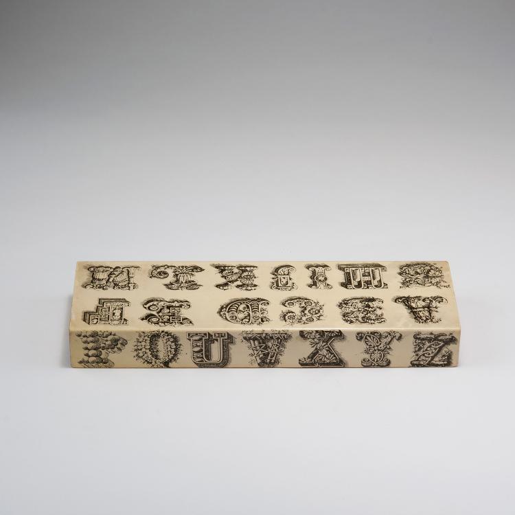 Bild 1 zu Objekt, Cigarette case 'alphabet', 1950s, Aldo Tura, Tura, Aldo, Mailand (zugeschrieben), 122A 63