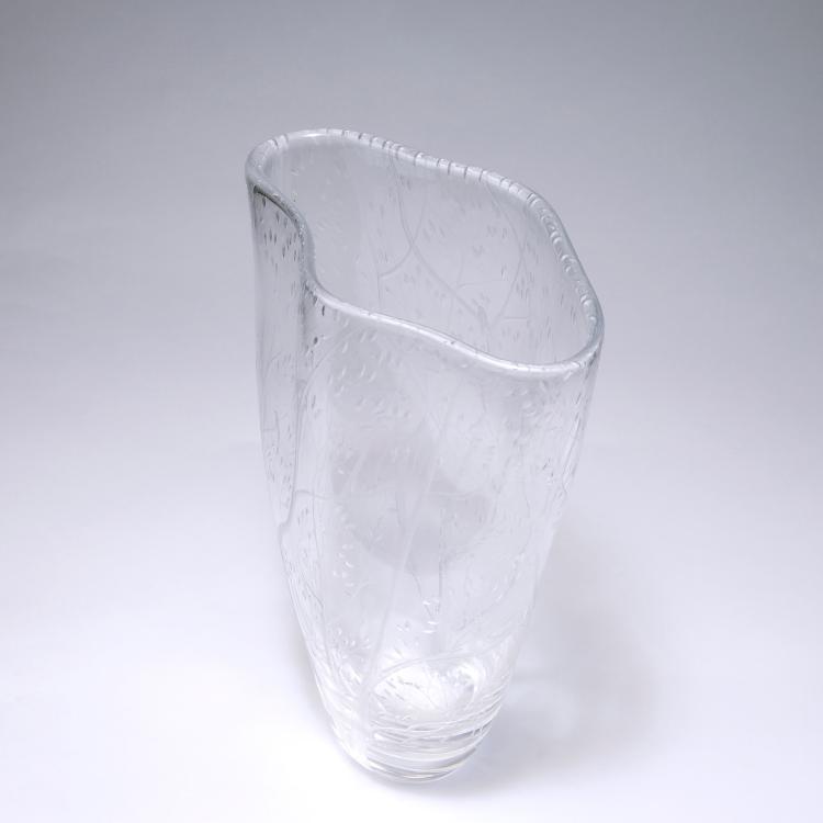 Bild 1 zu Objekt, 'Spring' vase, c1955, Kosta Glasbruk, 122B 173