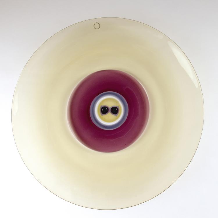 Hauptbild zu Objekt, Decorative 'Incalmo' bowl, 1967/2002, Tapio Wirkkala, Venini & C., Murano, 122B 92