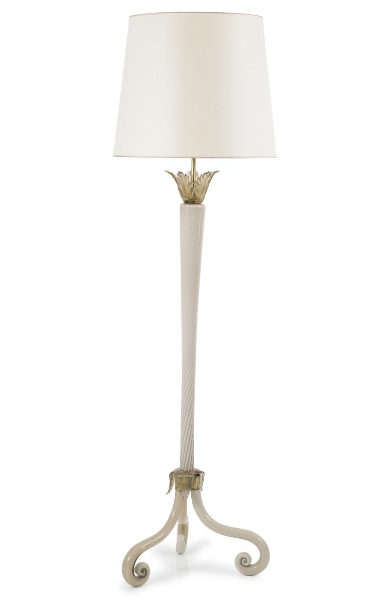 Hauptbild zu Objekt, Floor light, 1950s , Tomaso Buzzi, Venini & C., Murano (zugeschrieben), 122B 25