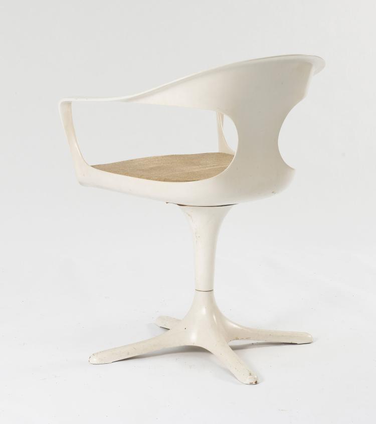 Bild 1 zu Objekt, Armlehnstuhl, 1969, Konrad Sch&auml;fer, L&uuml;bke, Burkhard, Top System, Bielefeld, 125A 131