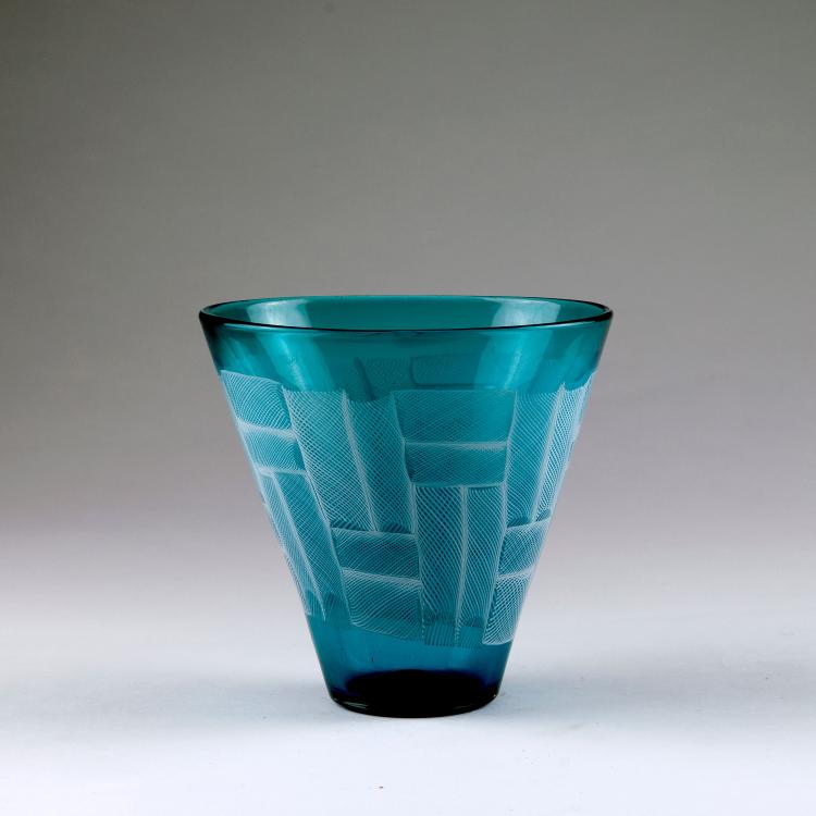 Bild 1 zu Objekt, 'Zanfirico mosaico' vase, 1954, Paolo Venini, Venini & C., Murano, 122B 64