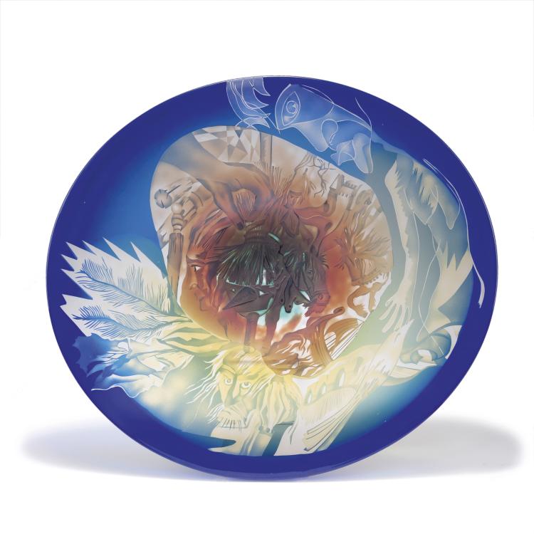 Hauptbild zu Objekt, Large plate, 1991, Jean Paul Raymond, 122B 179
