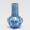 Kleine Heliotrop-Vase mit Tropfen, 1900