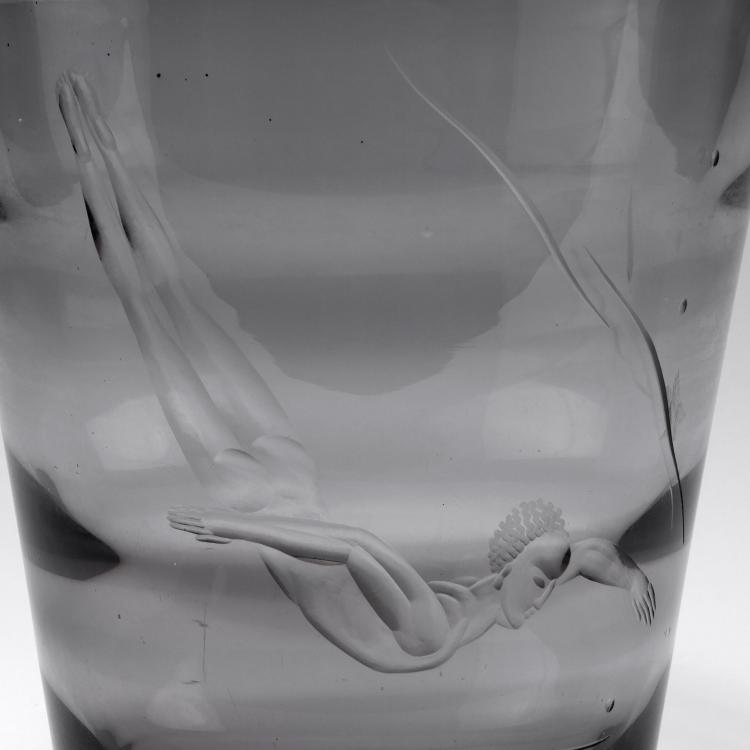 Bild 2 zu Objekt, Vase, c1935, Franz Pelzel, S.A.L.I.R., Murano (zugeschrieben), 122B 12