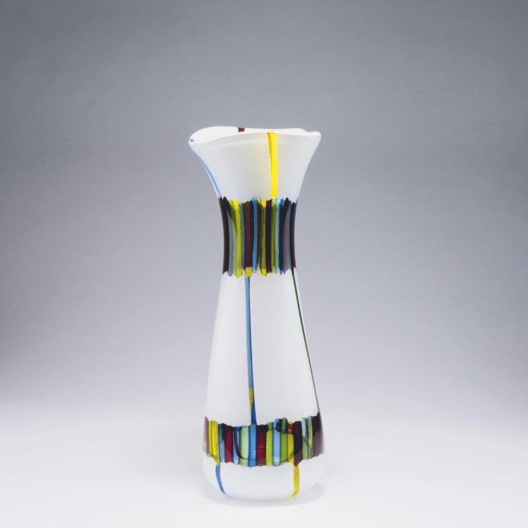 Hauptbild zu Objekt, 'Bandiere' vase, 1955, Anzolo Fuga, A.Ve.M., Murano, 122B 123