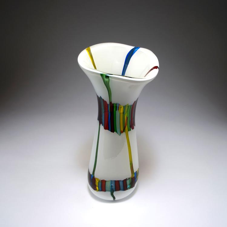Bild 2 zu Objekt, 'Bandiere' vase, 1955, Anzolo Fuga, A.Ve.M., Murano, 122B 123