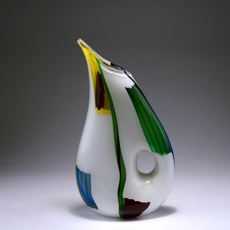 Bild 1 zu Objekt, 'Bandiere' vase, 1955, Anzolo Fuga, A.Ve.M., Murano, 122B 124