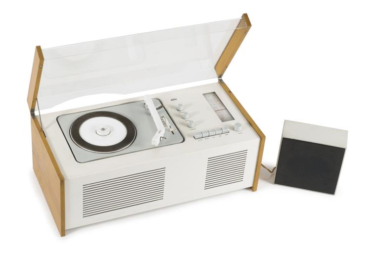 Hauptbild zu Objekt, 'SK 6' Radio - Phono Hifi system with 'Lo1' loudspeaker, 1960, Dieter Rams, Braun AG, Frankfurt am Main, 122C 135