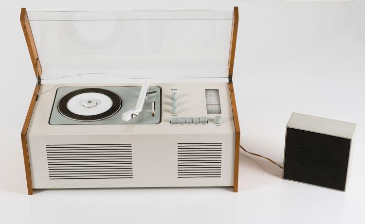Bild 2 zu Objekt, 'SK 6' Radio - Phono Hifi system with 'Lo1' loudspeaker, 1960, Dieter Rams, Braun AG, Frankfurt am Main, 122C 135