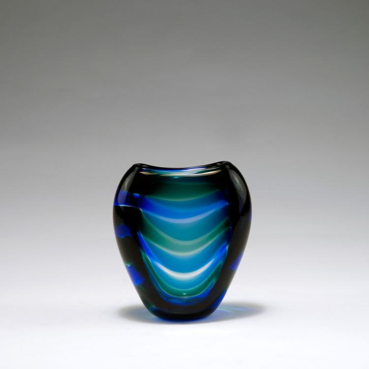 Bild 1 zu Objekt, 'Unica' vase, 1960s, Floris Meydam, Leerdam, Glasfabriek, 122B 176