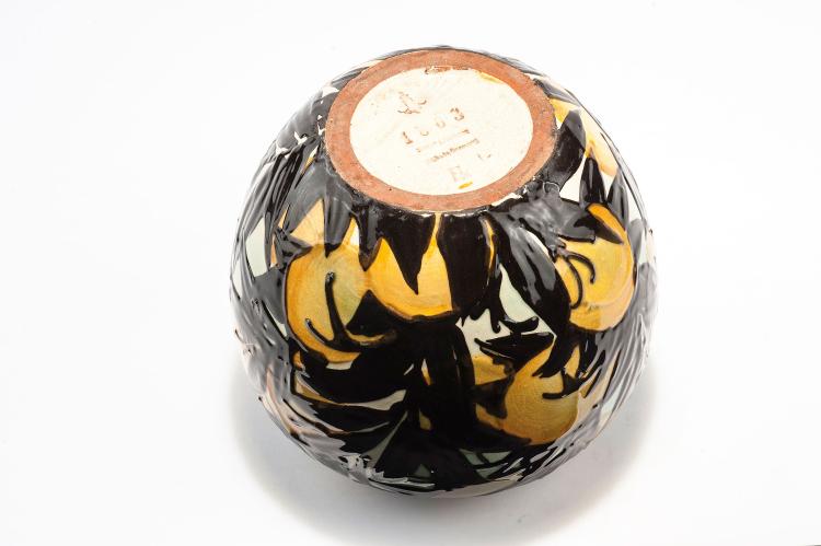 Bild 2 zu Objekt, Vase with lemons, 1921-23, Max Laeuger, Karlsruhe, Majolikamanufaktur, 123 699