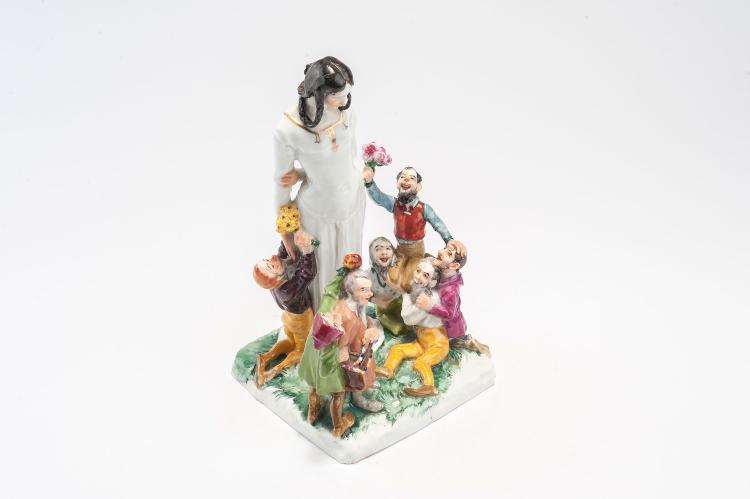 Bild 1 zu Objekt, Snow white and the seven dwarves, c1910, Wiegand, Martin, M&uuml;nchen, 123 673
