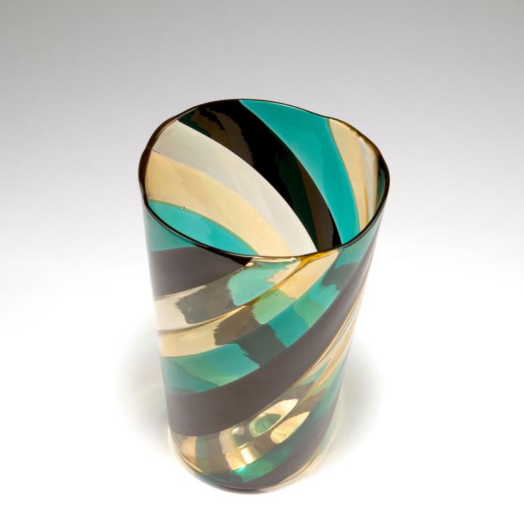 Bild 2 zu Objekt, 'A fasce ritorte' vase, 1951, Fulvio Bianconi, Venini & C., Murano, 122B 55