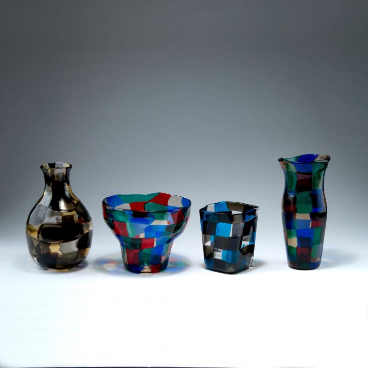 Bild 5 zu Objekt, 'Pezzato' vase, c1951, Fulvio Bianconi, Venini & C., Murano, 122B 59