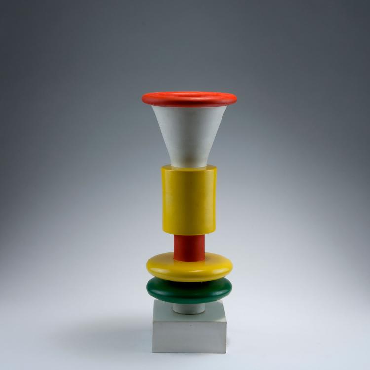 Bild 1 zu Objekt, Vase '817 - Vaso per Fiori', 1984/85, Ettore Sottsass, Sarri, Alessio, Sesto Fiorentino, 122A 223