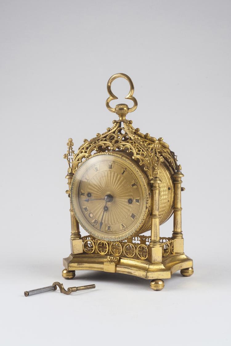 Hauptbild zu Objekt, Neo Gothic carriage clock, c1840, Paris, 123 816