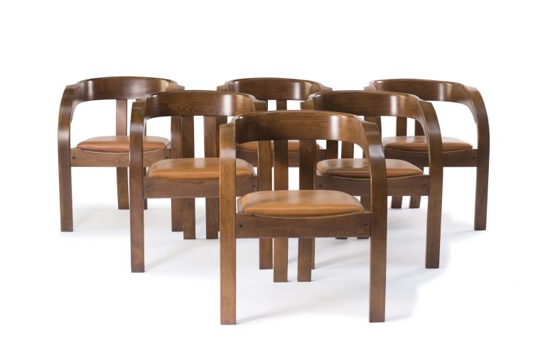 Hauptbild zu Objekt, Six 'Elisa' armchairs, 1963, Giampiero Bassi, Poltronova, Pistoia, 122A 172